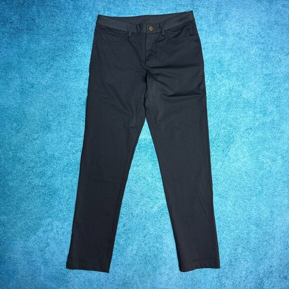 Barbell Performance Chino Pants Grey Golf Office Sz 30 Fits 32 x 30.5 Stretch - Picture 1 of 14